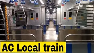 Borivali to Churchgate Night AC Local Train Journey in Mumbai | AC Local Train Journey Mumbai | 2017