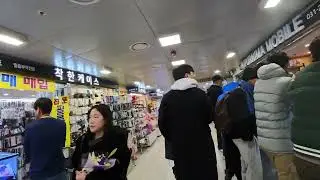 South Korea 🇰🇷 | Underground Mall in Suwon Station | Real Korean Daily Life in 4K