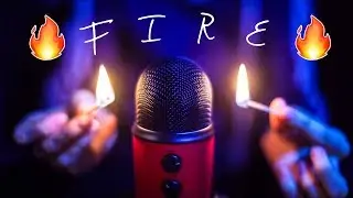 🔥 ASMR FIRE 🔥 matches, lighter and MORE! ❗ No talking ❗