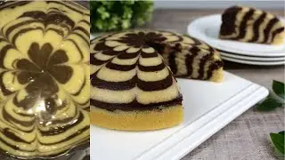 Yummiest Marble cake recipe without oven| Soft & Sponge Marble cake #minivlog @MamsRoutineLife