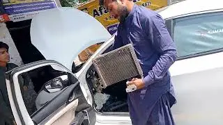 Honda Civic x 2018 model AC problem solution cooling coil replace #viral #lahore #viral