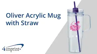 Oliver Acrylic Mug with Straw from 4imprint