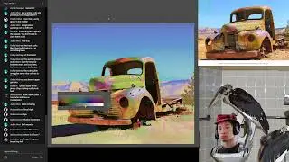 PAINTING A HEAVY THING