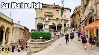 San Marino Italy 2024 | San Marino Street walk part 1 | San Marino Summer | San Marino City 4k