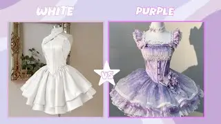 WHITE OR PURPLE ✨💝 #trending #choose #vs #cute #shein #asthetic #white #purple #fungames 