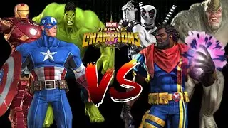 Superhero Vs Super Villains 💪|Marvel contest of champions| Gaming master Dk