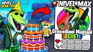 Consegu&iacute; EL PERSONAJE SECRETO ESPECIAL DE CUMPLEA&Ntilde;OS CROCODIANI MAGIANI en Brainrot Evolution Roblox