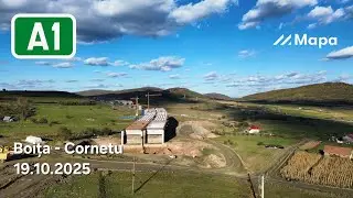Autostrada A1 - Sibiu-Pitesti - Lot 2 - Boita - Cornetu - 19.10.2025 - Lucrari Boita