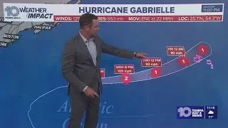 Tracking the Tropics: Hurricane Gabrielle remains a major Category 3 storm