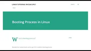 Booting Process in linux | Booting Process in linux in hindi | Booting process kya hai