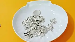 Celtic Knot Charms Irish Traditional Pendants Tibetan Alloy Flower Triangle Heart Knot Links