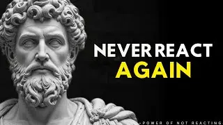 How To Master The Power Of Not Reacting And control Your Emotions - Stoicism 