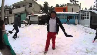 Tormenta de nieve cae en los límites de los estados de México y Puebla