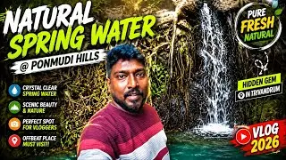 👉 “I Found an AMAZING Natural Spring Water at #PonmudiHills 😱 | Don’t Try This”