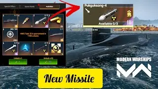 New SLBM Missile Pukguksong-4 Review 🔥 In Modern Warships 