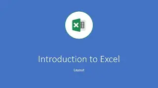 Excel 1: Layout of User Interface
