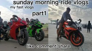 Sunday morning ride vlogs in Dankuni toll plaza super bike video