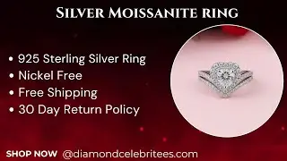 Diamond Celebritees Silver 1.66ct VVS D Heart Shape Moissanite Women Yellow Bridal Heart Ring SZ7