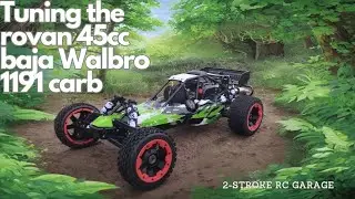 HOW I TUNE MY 5TH SCALE BAJA 🔥 45CC WITH A WALBRO 1191 CARB 🔥 AND WE GET IT TO PULL A WHEELIE #baja 