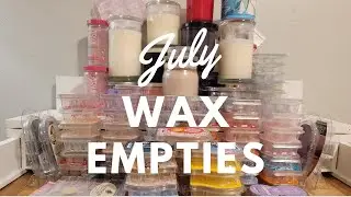 Monthly Meltdown! July 2022 Wax Empties - Scentsy, Destination Wax, Yankee, Kringle, BBW, etc