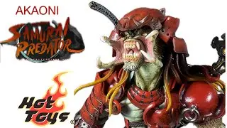 Review!! AKAONI SAMURAI PREDATOR HOT TOYS AC06 En espa&ntilde;ol latino!!