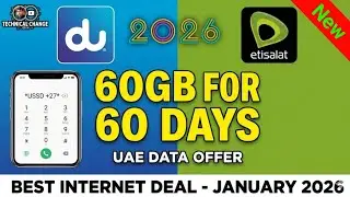 Get 60GB Internet in UAE for 60 Days | Best Du & Etisalat Data Deal