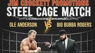Ole Anderson vs. Big Bubba Rogers - JCP 1987 - Steel Cage - WWE 2K25
