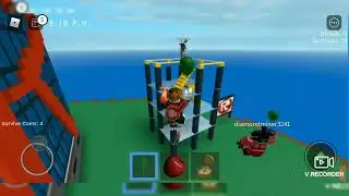 Natural Disaster Survival but free balloon, apple, and compass (died at the end due to 9 disasters.)