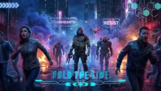 NEONHEARTS – HOLD THE LINE | Faith Under Fire (Cyberpunk Resistance Anthem)