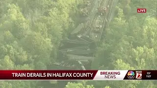 Train derailment in Halifax County cancels Amtrak routes in Raleigh and across the nation