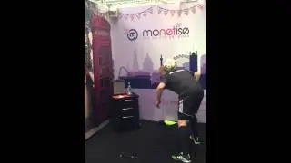 World Record Football Freestyler Dan Magness Skipping Whilst Heading The Ball