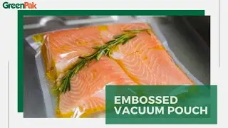 food grade clear /black 3 sides sealed embossed vacuum bags