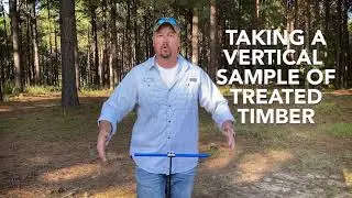 Hagl&ouml;f Increment borer - Taking a Vertical Sample with an increment Borer