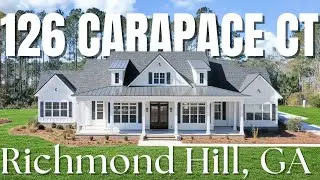 126 Carapace Ct | Custom-Built Luxury Home in Richmond Hill, GA