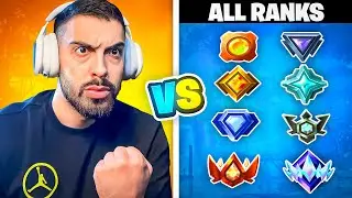 Έπαιξα 1v1 με όλα τα RANKS στο Fortnite !
