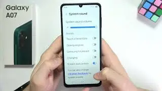 Samsung A07: How to Turn On/Off Screen Lock/Unlock Sound