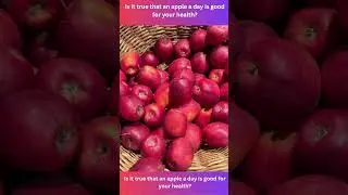 Stimmt es, dass ein Apfel am Tag gut f&uuml;r die Gesundheit ist?  🇩🇪 #apfel  #wohlbefinden #ern&auml;hrung