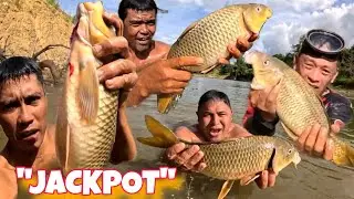 ITO YUNG JACKPOT!! MALALAKING CARPA ANG DAMI NAMING NAHULI SA MALALIM