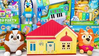 Bluey Toy Collection Unboxing Review 💙 Bluey Family Home Playset &  Bluey Winton Plush Toy