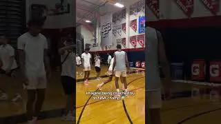 Jayson Tatum COACHING High School and College players at CAMP