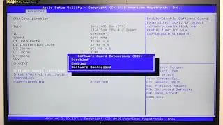 How to enable or disable Software Guard Extensions (SGX) on RAZER BLADE 15