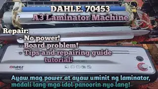 DAHLE 70453 A3 Size Laminator Machine | Repair! No Power!
