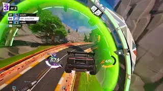 REPLAY - FORTNITE C6S2 - [RANKED ROCKET RACING] - 1ST PLACE (3 RACE TRACKS)