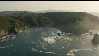 best shote - bay landscape, aerial shot - free stock footage 4k no copyright