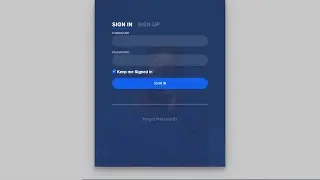 How To Create SignUp And SignIn Form In HTML and CSS | Make Sign In Form Design