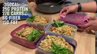 high protein low calorie meal prep | vegan