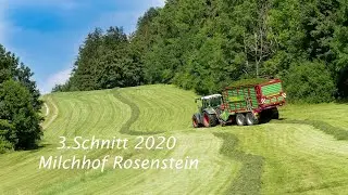 3 Schnitt 2020 // Milchhof Rosenstein // AgrarVision (4K)