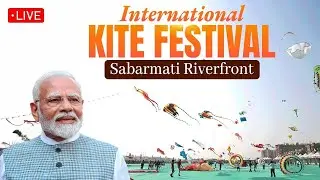 LIVE: PM Modi, German Chancellor take part in International Kite Festival at Sabarmati Riverfront