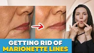 ANTI-AGING FACE EXERCISE AND MASSAGE TO REDUCE MARIONETTE LINES! DEFINED JAWLINE
