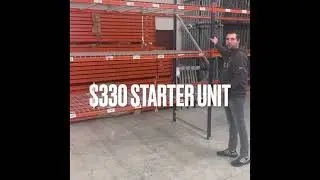 Used Mecalux wide span shelving